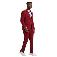 Load image into Gallery viewer, Men's Stacy Adams Hybrid-Fit 3pc Suit Set, Jacket Vest and Pants

