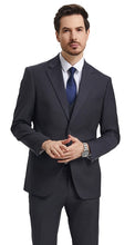 Load image into Gallery viewer, Stacy Adams Mens 3 Piece Suit Charcoal with Vest SM282H-03
