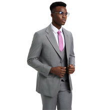 Load image into Gallery viewer, Men&#39;s Stacy Adams Sharkskin 3-Piece Suit
