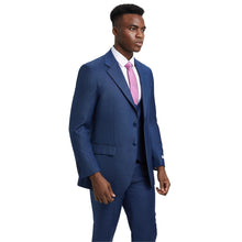 Load image into Gallery viewer, Men's Stacy Adams Sharkskin 3-Piece Suit

