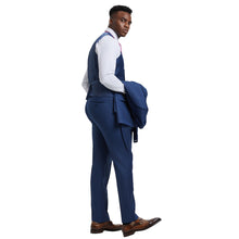 Load image into Gallery viewer, Men's Stacy Adams Sharkskin 3-Piece Suit

