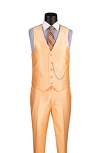 Load image into Gallery viewer, Men&#39;s Shiny Fancy Prom Slim Fit Suit Melon 3 Piece Vested SV2D-1
