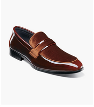 Load image into Gallery viewer, Stacy Adams Mens Brown Velvet Casual Loafer OS25686-200
