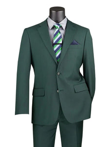 Men's Hunter Green Suit Regular Fit 2 Piece F-2C900