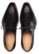 Load image into Gallery viewer, Mezlan Men's Black Designer Lace Up Etch Pattern Lontani
