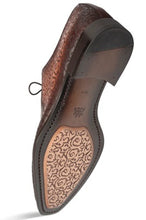 Load image into Gallery viewer, Mezlan Men's Cognac Rust Designer Lace Up Etch Pattern Lontani
