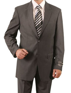 Men's Work Suit Regular Fit Dark Gray 2 Piece M202