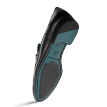 Load image into Gallery viewer, Mezlan Men's Black Designer Loafer Metal Ornament Rios
