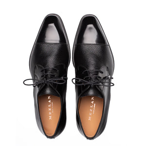 Mezlan Men's Black Designer Cap Toe Lace Up Shoes Capello - 11.5 M Black Mezlan Men's Black Designer Cap Toe Lace Up Shoes Capello - 11.5 M Black