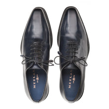 Load image into Gallery viewer, Mezlan Men's Blue Designer Plain Toe Lace Up Shoes Enterprise

