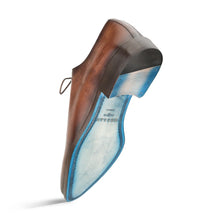 Load image into Gallery viewer, Mezlan Men's Brown Designer Plain Toe Lace Up Shoes Enterprise
