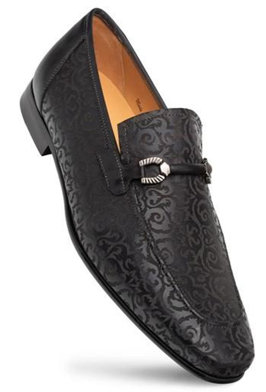 Mezlan Alcaraz Laser-Print Slip On Black