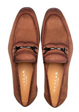 Load image into Gallery viewer, Mezlan Men's Tan Suede Designer Loafers Shoes Bracco
