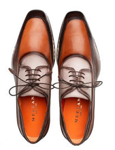Load image into Gallery viewer, Mezlan Bowery Brown Multi Calf Deer Derby Shoes
