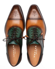 Load image into Gallery viewer, Mezlan Men's Brown Multi Oxford Shoes Galante
