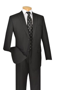 Business Collection Formal Black Suit for Men 2 Piece F-2C900