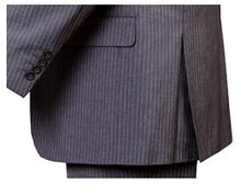 Load image into Gallery viewer, Men&#39;s Three Piece Gray Pinstripe Suit Regular Fit Fortini 5702V10
