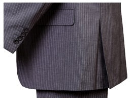 Men's Three Piece Gray Pinstripe Suit Regular Fit Fortini 5702V10
