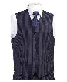 UOMO COLLEZIONI / Blue Pinstripe Suit