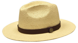 Bruno Capelo Natural Wide Summer Brim Hat Fedora for Men CA421