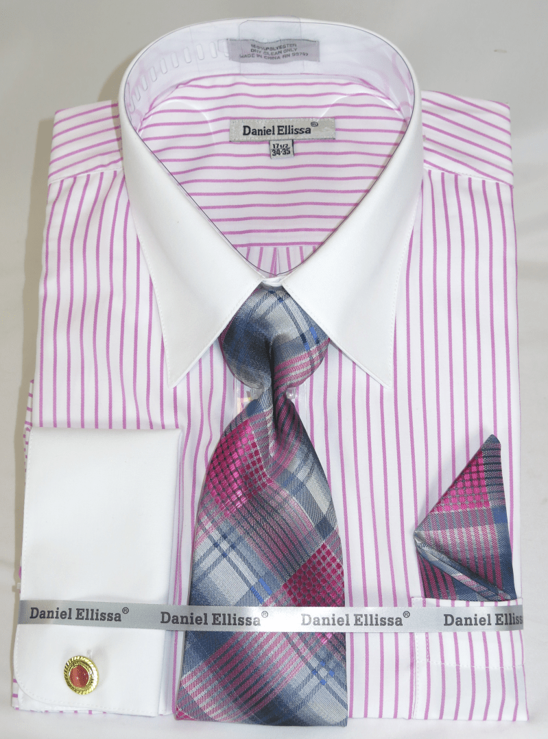 mens pink dress shirt with french cuffs Pink Men's Dress shirts Pin Collar Luxury Herringbone: French Cuff Office Wear