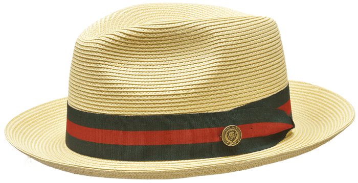 Bruno Capelo Mens Summer Hat Tan Straw Panama Fedora RE660